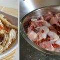 私房菜【雞精金針菇蒸雞】是一道熱菜，一定要趁熱吃！