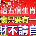 這五個生肖，家裡只要有一位，錢財不請自來