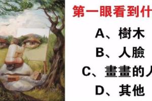 直覺測試：一張圖你最先看到了什麼？測你最近心裡有多累！