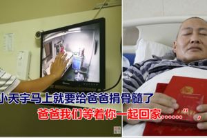 10歲男孩為救英雄老爸進行骨髓移植，因為血管太細所以需要插管子