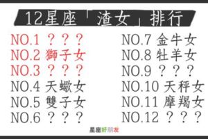 「好男人都被你們帶壞了！」12星座有渣男，當然也會有「渣女」！