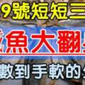 12月7.8.9號短短三天鹹魚大翻身，錢財數到手軟的生肖