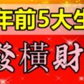 過年前狠狠發一筆「橫財運」的5個生肖！