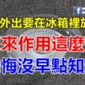 為什麼外出要在冰箱裡放硬幣？原來作用這麼大，懊悔沒早點知道