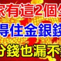 誰家有這2個生肖，鎮得住金銀錢財，一分錢也漏不掉！