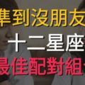 準到沒朋友！12星座『最佳配對組合』