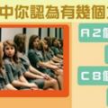 準確率99%！【趣味測試】你能數出多少個人嗎？測你內心的真實性格！