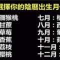 性格測試：請選擇你的陰曆出生月份，測出你是什麼水果！