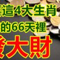 恭喜這4大生肖，未來的66天裡發大財，享受精彩人生