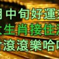 12月中旬好運來襲，6大生肖接住鴻運，橫財滾滾樂哈哈！