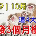 8、9、10月，這4大生肖好運傍身