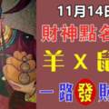 11月14號開始財神點名支持（羊X鼠狗）財富一路飆漲