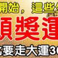 12月10號開始運勢好到不得了，從此要走大運30年的生肖