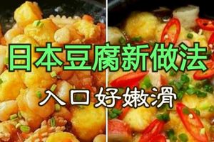 日本豆腐新做法，入口好嫩滑