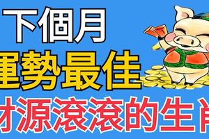 下個月運勢最佳財源滾滾的三大生肖