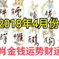 2018年4月份12生肖金錢運勢財運運程！【必轉】