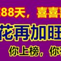 未來88天，喜喜喜喜，桃花再加旺財的三大生肖！