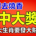 不用去燒香，照樣中大獎的生肖，6大生肖要發大財了