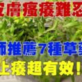 皮膚瘙癢難忍嗎！中醫師推薦這7種草藥清洗，非常有效哦！