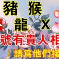 （雞，豬，猴，龍，X）25號有貴人相助，請為他們接走