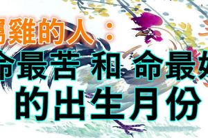 屬雞的人：「命最苦」和「命最好」的出生月份