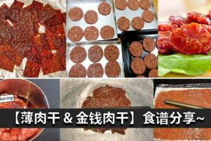 【薄肉乾&金錢肉乾】的做法！學會了，新年不用買貴肉乾啦！輕輕鬆鬆自己做出來！