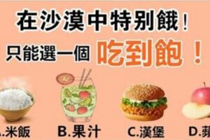 心理測試：只能選一種食物，測出你近今年將會遇到什麼壓力