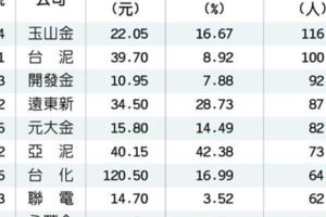 10檔大戶挺身加持籌碼穩