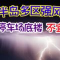 明午半島多區強風豪雨樹下、停車場底樓不宜停車！快看！這些地點都是黑區！