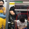 同一節車廂、兩個不同的家庭，讓人深深體會家教的重要！網友：兩張照片足以看出兩個孩子的未來！