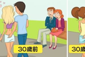 9張「女人30歲之前VS30歲之後」的超明顯變化，第一張圖就讓大家心有戚戚焉！