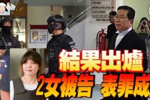 ◤金正男遇刺◢結果出爐！2女被告表罪成立!