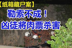 【紙箱藏屍案】勒索不成！外籍商人遭勒索殺害　警方逮捕3人助查