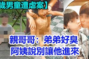 【3歲男童遭虐案】親哥哥：弟弟好臭，阿姨說別讓他進來