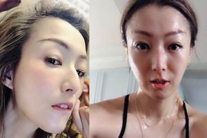 46歲鄭秀文凌晨就爬起來發微博，但這樣的塑身技能讓人不敢恭維