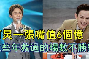 何炅一張嘴值6個億，這些年救過的場數不勝數