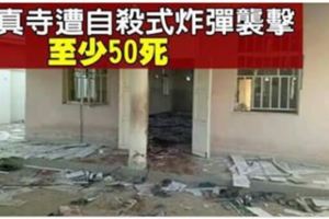 清真寺遭炸彈客襲擊至少50人死