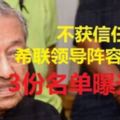 希望聯盟領導矛盾再現，前首相敦馬哈迪坦言，他是希聯領導陣容難產，並拖慢向社團註冊局申請註冊的進程的其中一個原因。