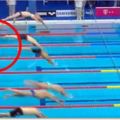 這名世界游泳大賽「金牌大熱門」的選手，比賽開始後竟獨自站原地，當大家知道原因後爆哭「真的太偉大」