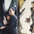 大膽新娘挑戰把整個婚禮都以「黑色」作為主題，當她穿著黑色婚紗現身時…WOW！