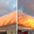美國出現凶惡的「喇叭花雲」，是大地震的前兆嗎？
