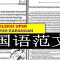 UPSR國語作文CONTOHKARANGAN