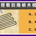 直覺看到幾根木棍？測你的潛力天賦體現在什麼方面！