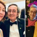 56歲葉童曬與老公合影，難掩皺紋優雅老去，結婚多年仍親密無間！