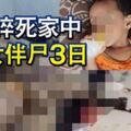 奶爸猝死家中，1歲女伴屍3日，虛弱不堪。