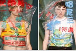 「菁仔拉鏈袋」套頭上，台灣檳榔榮登巴黎時裝周！網：「我離時尚又更遠了…」