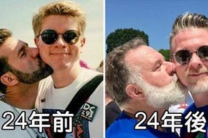 這對相愛25年的男同志用一張對比圖證明「同志也能愛到永遠」，網友看了都在擦眼淚了！