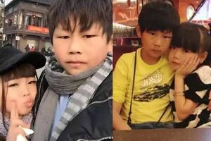 這對看起來不到10歲的小情侶跑去登記結婚，差點被工作人員趕走，直到證件一拿出馬上被祝福！