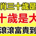 這生肖三十歲是小富，四十歲是大富，每年都財源滾滾，富貴到百年！