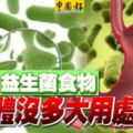 研究：益生菌食物對人體沒多大用處